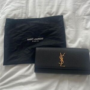 COPY - Authentic YSL Saint Laurent Kate medium Clutch in grain leather